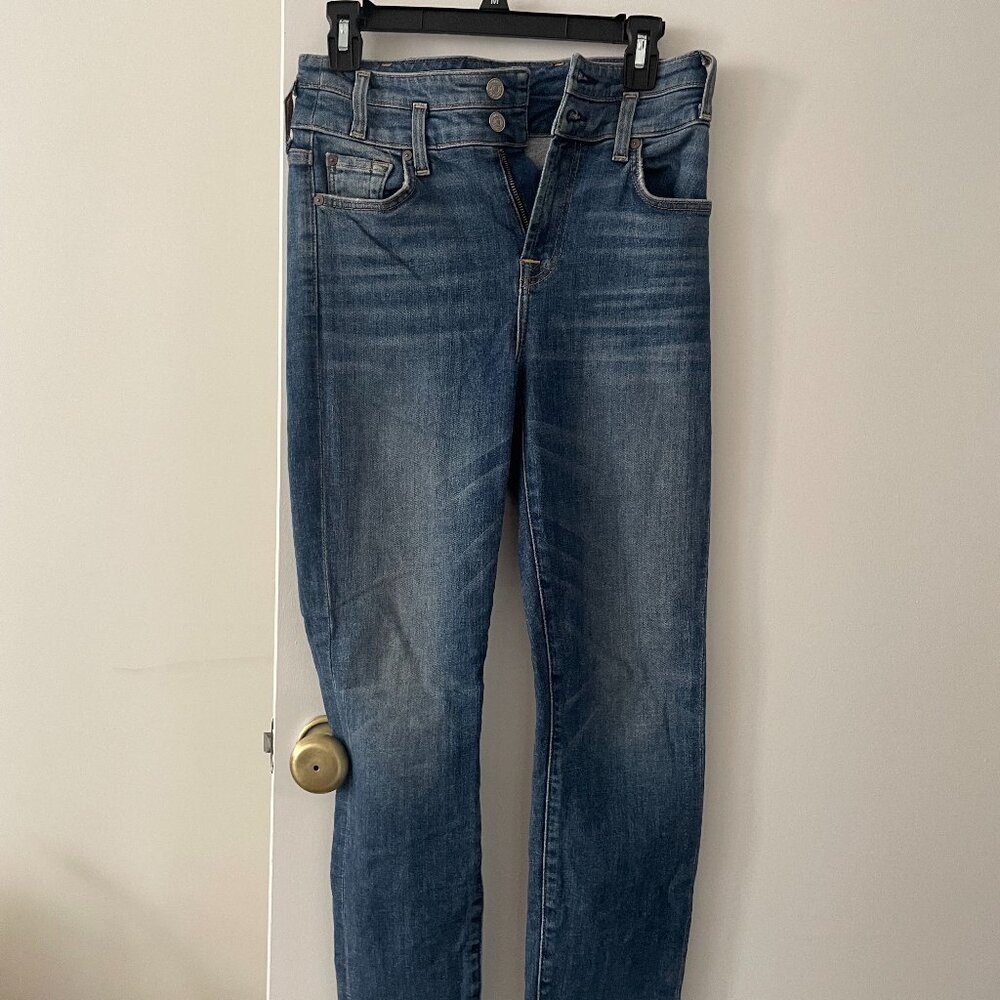 7 for all mankind straight leg jeans